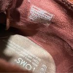 Toms  Desert Suede Wedge Lace Up Shoes size 9.5 rust orange brown color Photo 8