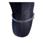 Brighton C6600 Reversible Brown Black Thin Leather Belt Croc Embossed Photo 1