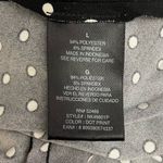 Norma Kamali  Black Polka Dot Midi Dress Size Large V-Neck Sleeveless Retro Chic Photo 8