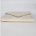 American Vintage Vintage White Beaded Envelope Clutch/Shoulder Bag Photo 14