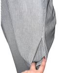 Malia‎ Mills Soirée Dress Black and White Stripe Size 4 Quiet Luxury Resort EUC Photo 5