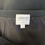 Armani Collezioni Giorgio Italy Womens Straight Pencil Skirt Solid Black Size 12 Photo 5