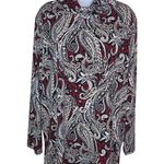 Susan Graver Printed Textured Liquid Knit Turtleneck Top 2X Photo 0