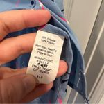 Chris & Carol  Blue Paint Splatter Scoop Neck Sleeveless Tank size Small Photo 4