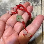 Jade Adjustable Silk Necklace Red Photo 2