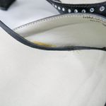 Metaphor Vintage Y2K Black Satin Rhinestone Heels Photo 10