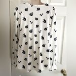 Ann Taylor  Navy and White Floral Long Sleeve Blouse Photo 1