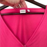 Aritzia Sunday Best Pink Ribbed Cardigan Top Size Large L Photo 2
