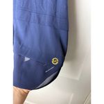 Michael Michael Kors Tank Top Blouse Women's Medium Navy Blue Flowy Mixed Media Photo 4