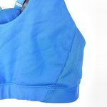 All In Motion Women's Adjustable Strap Ribbed Side Sports Bra Blue Size Large Photo 2