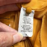 Allison Joy  Mustard Yellow Floral Sleeveless Blouse Photo 6