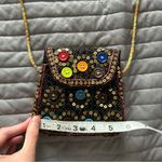 Made in Pakistan Multicolor Button Sequin Mini Shoulder Bag Photo 8