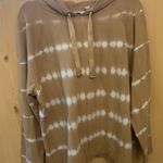 Isaac Mizrahi ISSAC MIZRAHI LIVE WOMANS XL HOODIE GOLD WHITE TIE DYE LOOKING STYLISH EUC Photo 1