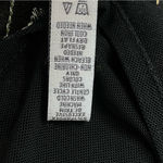 American Rag  Black Mesh Sheer Embroidered Peplum Top M Witchy Goth Dark Coquette Photo 6