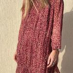 Ba&sh 💕💕 Grace Chiffon Mini Dress ~ Antique Rose Size 1 = US Small NWT Photo 0