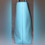 Kate Spade Sawyer Street Blue Maxi Shoulder Bag/Tote Smooth Leather W/Bow Photo 5