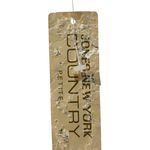 Jones New York Vintage 90s Country Petite Shirt Sz 6 P Beige Suede 100% Leather Photo 7