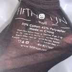 Fifth Sun Halloween top black burnout work out top size S Photo 6