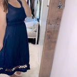 As You Wish AS u wish navy blue maxi dress size XLarge Photo 4