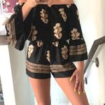 Suite One Floral Off The Shoulder Romper  Photo 0