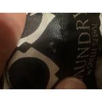 Laundry by Shelli Segal  Black White Geometric Print Long‎ Sleeve Shirt S Photo 5