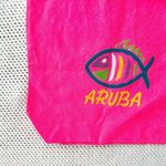 Miro Unit Alla Hot Pink Aruba Destination Souvenir Vibrant Fish Tote NWT 90s Photo 3