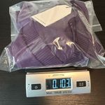 Universal Standard NWT  Purple V-Neck Raglan Pullover Sweater Size 4XS US 0 Photo 9