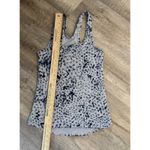 Lululemon Studio Racerback Tank Top Star Crushed Silver Fox Deep Navy Size 6 Blue Photo 6