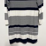 Lilly Pulitzer  Marlowe Dress Blue White Striped Pima Cotton Women's Size Medium Photo 2