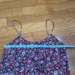 Mango Floral Print Side Slit Camisole Bias cut maxi Slip Dress, Sleeveless, Sz 6 Photo 8