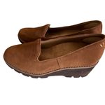 Vionic  Willa Wedge‎ Brown Suede Shoes Size 6 Photo 6