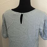 Hidden Alley Light Blue & Pink Floral Embroidered Mini Dress Photo 4