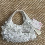 Made in India Mini White Beaded Purse Photo 1