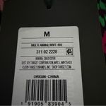 Who What Wear  Multi Animal Blouse Medium NWT Photo 5