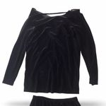 Nina Charles Velvet Outfit Black Photo 4