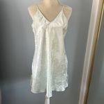 Oscar de la Renta • pink label satin floral slip lingerie sleep dress Photo 0