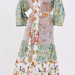 Anthropologie  Dani Printed Belted Maxi Kimono Photo 0