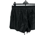 n:philanthropy  Maura Black Faux Leather Drawstring Shorts size XL NWT Photo 5