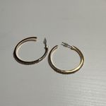 Urban Outfitters  Rhinestone Elegant Gold Hoop Earrings Photo 2