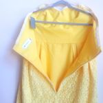 Jasmine  strapless dress NWT yellow lace strapless gown Photo 3