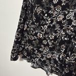 Umgee  Chloe, black white and green floral print tank top Photo 3