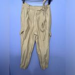 Wilfred  Aritzia Kafka Belted‎ Linen Blend Cargo Pants EUC Size 4 Photo 3