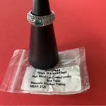 Bomb Party RBP6635 “Yours in a Heartbeat” LC Topaz on Rhodium Size 6 Ring NWT Blue Photo 3