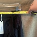 Lavender Brown NWT  Wrap Midi Skirt with Ruffle Hem Black Medium Photo 8