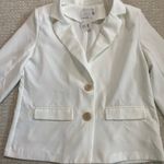 Lush Clothing Lush Cream Blazer with Wooden Buttons size M Photo 7