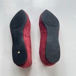 Steve Madden Shoes Womens 6 Red Imaura Suede Slip On Flats Almond Toe Casual Photo 4