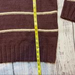 easel  Plum Striped Oversized Sweater. Size Large. Excellent Condition. Photo 5