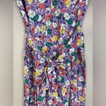 Faithfull the Brand Faithful The Brand Marie Louise Mini Dress in Nefeli Floral Purple US 2 AUS 6 Photo 10