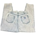 LA Gear Y2K Acid Wash High Waisted Mom Jeans Tapered Leg Sz 7 Vintage Blue Photo 1