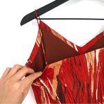 SNIDEL Crinkle Midi Dress Red Orange Cream S Photo 11